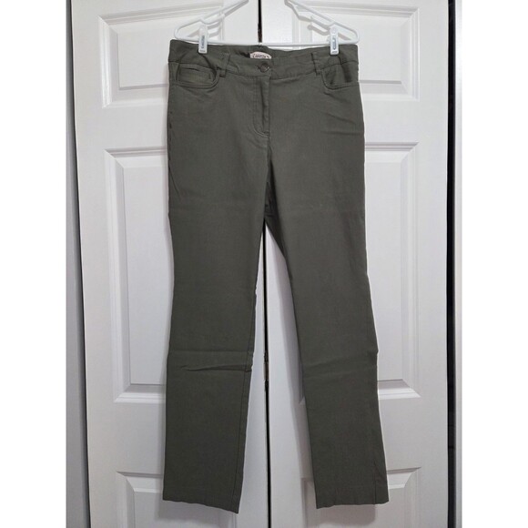 Nanette Lepore Pants - Nanette Lepore Women's Stretch Pants, Green Olive, Size 12